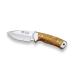 Joker built-in pecari CO20 Mova blade 8.5 cm stainless steel clamp olive wood handle 8.5 cm blade 160 gr fishing tank hunting camping and hiking.