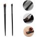 Gogogmee 3 Sets Eyeliner Brush Makeup Brush Eyebrow Ear Eye Liner Wands Brow Brush Black Wood - Buy Online on GoSupps.com