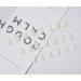 Foccna Coconut White Press on Nails - 24pcs Acrylic Glossy Short False Nail Tips for Women and Girls - Buy Online on GoSupps.com