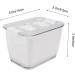 Mipcase Plastic Washing Basket Fridge Food Container 3pcs Fridge Food Drainage Box Convenient Practical Food Sealing Box Kitchen Food Box Vegetables Colanders Strainers - Buy Online on GoSupps.com
