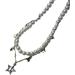 Shop Southjieling Luxurious Double-Layer Zircon-Star Trailer Necklace | Elegant Pearl Accents | Unique International Shipping - Buy Online on GoSupps.com