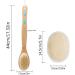 Ithyes Shower Brush - Soft & Stiff Bristles for Wet/Dry Use | Natural Wood Long Handle Body Brush | Double-Sided Luffa & Massage Your Skin - Buy Online on GoSupps.com