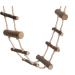 Cyrank Pet Rope Ladder for Small Birds & Small Animals | Climbing Bridge Toys for Hamsters Mice Rats Squirrels and Parrots - Buy Online on GoSupps.com