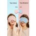 2 Pack Silk Sleep Mask Eye Covers - Ultra Soft & Skin-Friendly for Men Women Kids - Cold & Warm Double-Use - Adjustable Strap - Blue-Light Gray - Buy Online on GoSupps.com