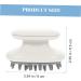 Combined Shampoo Bush & Rubber Scalp Massager | Shower Head Massager for Hair Washing & Scalp Peeling - Buy Online on GoSupps.com