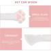 Balacoo 3 Sets Pet Can Lid Stretch Lids Pet Can Covers Lids Pet Food Can Supplies Top Cover Replaceable 12X10X1CMx3pcs Pinkx3pcs - Buy Online on GoSupps.com