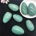 Amazonite Palm Stone Set - 2 Pcs Smooth Healing Crystal Worry Stones - Buy Online on GoSupps.com