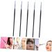 Hemoton 5pcs Fine Eyeliner Brush Eye Shadow Eyeliner Applicator Curved Eyeliner Brush Make up Brushes Fiber - Buy Online on GoSupps.com
