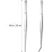 ULTNICE 2pcs Stainless Steel Feeding Pliers Tweezers for Reptiles - Straight & Curved for Snakes Lizards & Spiders (Silver) | Shop Internationally - Buy Online on GoSupps.com