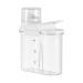 Laundry Detergent Dispenser | Laundry Pods Dispenser | Laundry Room Organization Multifunctional Storage Box with Lid for Organizing Beads & More White M