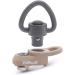 TRIROCK M-Lok Sling Swivel | Heart-Shape Loop | FDE Color QD Base & Sling Mount | Snap Clip Hook Compatible - Buy Online on GoSupps.com