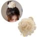 hgnxa Korean Meatball Head Hairpin Clip Head Female Headdress Camellia Elegant Temperament Hair Accessories Gray - Buy Online on GoSupps.com