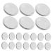 20 Pi ces Silicone Lash Extension Pads Large Soft Skin-friendly Eyelash Palette For Precise Volume Blooming Application