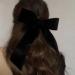 Velvet Hair Bow Clips Large Satin Ribbon Bow Hairpins Bow Hair Barrette for Party Hair Accessories Black Hair Pins - Buy Online on GoSupps.com