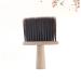 1pc Vintage Hair Brush for Broken Hair & Facial Cleaning - Wooden Hair Duster for Salons & Shaving - Brown Hair Removal Brush - Buy Online on GoSupps.com