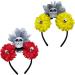 hgnxa Simulated Flower&Skull Shape Headband for Women Halloween Party Hair Hoop Hairband Woman Taking Photo Hair Accessories Blue - Buy Online on GoSupps.com
