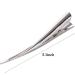 Loneedy 10-Pack Duckball Hair Clips - Silver Metal Alligator Curl Clips for Non-Slip Hair Styling & DIY Accessories - Buy Online on GoSupps.com