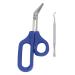 Cuticle Scissor Portable Stable Long Handled Toenail Scissors Rust Proof for Home Travel for Elderly for Pregnant Woman(S)