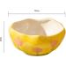 FURLOU Bowl Hand-Painted Flower Dessert Bowl Ceramic Salad Snack Bowl Breakfast Oatmeal Kitchen Cereal Rice Soup Bowls Bowls (Color : Yellow) - Buy Online on GoSupps.com