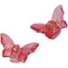 New 2025 2Pcs Crystal Butterfly Small Hair Claw Clips Women New For Fashion Cute Transparent Candy Hair Clamps Crab Barrettes Hair Accessories Jewelry Fashion Accessories Creative Gift - Buy Online on GoSupps.com