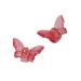 New 2025 2Pcs Crystal Butterfly Small Hair Claw Clips Women New For Fashion Cute Transparent Candy Hair Clamps Crab Barrettes Hair Accessories Jewelry Fashion Accessories Creative Gift