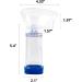 Aerochamber Inhaler Spacer with Adult Face Mask for Improved Asthma Pump Delivery - Blue - Buy Online on GoSupps.com