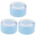 Healeved 3 Sets Powder Talc- Dusting Powder Makeup Powder Puff Powder Puff and Powder Puff for Body Powder with Container Cornstarch Powder Large Body+powder+puff+and+container