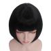 STfantasy Short Black Bob Wig with Straight Bangs - Daily Use Wigs for Women | Shop Internationally - Buy Online on GoSupps.com