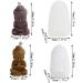 2Pcs Mini Buddha Candle Silicone Molds - Candle Resin Pillar Aromatherapy Craft Ornament - Buy Online on GoSupps.com