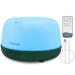 TAIGUCAT 300ML Aromatherapy Essential Oil Diffuser with USB-C Power Cord Remote Control 7-LED Color Changing Light Mini Home Diffuser for Small Bedrooms and Offices.(green)