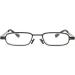 Cokobin Ultra-Light Reading Glasses - Metal Frame Full Frame 2.5 Diopters Stylish Visual Aid for Men & Women - Includes Glasses Case (Black) - Buy Online on GoSupps.com