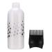 Root Comb Applicator Bottle, Hair Coloring Bottle, Shampoo Bottle, for Barbershops Hairdressing Tool Hair Salons Squeeze Bottle(black)