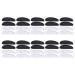 Amosfun 20 pairs of silicone glasses nose pads Clear glasses-nose pads Exchange nasal cushion glass pads.