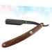 Beavorty Single Razor Shaving Set - Premium Straight Razor for Men | Metal Knife & Wooden Holder | International Shipping Available - Buy Online on GoSupps.com
