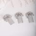 Teyglen Rhinestone Crystal Wedding Hair Comb Set - Red Blue Black Crystal Side Combs - Bridal Jewelry for Women & Girls (Silver) - Buy Online on GoSupps.com
