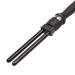 Double Barrel Curling Wand for Long Hair - 2 Ceramic Tourmaline Barrels for Beach Waves & Styling | International Shipping Available - Buy Online on GoSupps.com