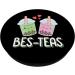 Bes Teas - Besties Kawaii Bubble Tea PopSockets PopGrip: Swappable Grip for Phones & Tablets Standard - Buy Online on GoSupps.com