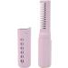 Rechargeable Mini Hair Straightener & Comb Brush | 2 in 1 Portable Design for All Hair Types - Purple - Buy Online on GoSupps.com