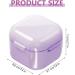 Leak-Proof Dental Prostheses Container - Eco-Friendly Denture Box with Sieve for Braces & Dentures - International Shipping Available - Buy Online on GoSupps.com