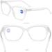ZUKKY Cat Eye Reading Glasses - Anti Blue Light Tortoiseshell Readers for Men & Women - Spring Hinge AM53 - Buy Online on GoSupps.com