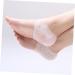 Ipetboom Heel Protective Sleeve 6 Pairs Clear Jel Silicone Gel Silicone Ankle Cover Gel Foot Socks Gel Ankle Protectors Shoe Mats Shoe Pads Ankle Socks Insole Heel White Heel Socks - Buy Online on GoSupps.com