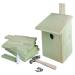 Esschert design KG52 24 x 22 x 17cm Children's Wood Set of Building Bird House - Natural 9.5"H