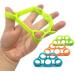 FEDBNET Finger Exerciser 1PCs Silicone Finger Training Rally Finger Resistance Band Grab Trainer Pull Ring Handle Green - Buy Online on GoSupps.com