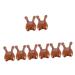 FRCOLOR 8 Pi ces Peigne de Massage masseur oculaire outils grattoirs masseurs de nez grattoir nez en bois M ridien peigne de sant petit peigne petite tudiant 5.70X4.00X1.80CMx4pcs comme indiqu x4pcs