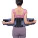 Breathable lower back bandage unisex lumbar support decompression belts of adjustable waist train belts to relieve pain in the lower back keep your spine (size: xxl