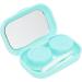 Sonew Contact Lens Case - Portable Mini Travel Kit with Mirror | Soaking Storage Holder in Green - Buy Online on GoSupps.com