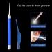 SourceTon Ear Pick Earwax Removal Kit - Blue | Cleansing Tool Set with Storage Box and Cleaning Brush - Buy Online on GoSupps.com