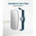 TOUCHBeauty 3X Shower Mirror with Razor Holder - 360 Degree Swivel, Larger Size 11, Blue Men's Bathroom Accessories - Buy Online on GoSupps.com