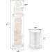10 x 10ml Transparent Glass Bottles with Natural Semi-Precious Stones & Essential Oils - Free Carrying Bag Multi-Colored Medicinal Crystal Chips - International Shipping Available - Buy Online on GoSupps.com