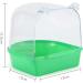 Colcolo Pet Bird Bath Box Parrot Bathing Tub Water Bowl Cage Accessories for Lovebirds Budgie - Buy Online on GoSupps.com
